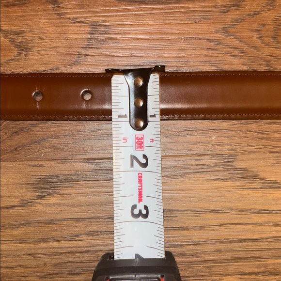 Coach Tan Leather Belt with Gold Buckle - Picture 8 of 9